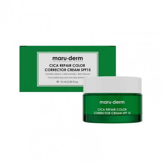 MARUDERM CICA Repair veido odos toną koreguojantis kremas su SPF15, 30 ml