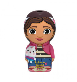 Air-Val Gabby's Dollhouse 3D dušo želė ir šampūnas 2 in 1, 400 ml