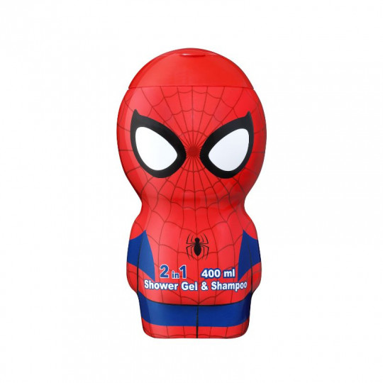 Air-Val Spider-Man 3D dušo želė ir šampūnas 2 in 1, 400 ml
