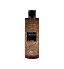 Shik Men vyriškas dušo gelis Strong Wood, 400 g