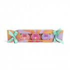 IDC INSTITUTE lūpų priežiūros rinkinys Sweet Swirls Tropical 3 pozicijos: 20 ml lūpų šveitiklis, 20 ml lūpų balzamas, 20 ml lūpų