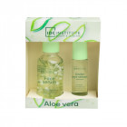 IDC INSTITUTE veido priežiūros rinkinys Aloe Vera 2 poz.: 10 ml akių serumas - rutulinis buteliukas, 30 ml veido serumas