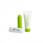 IDC INSTITUTE kosmetikos rinkinys Aloe Vera, 2 poz.: 15 ml rankų kremas, 4 g lūpų balzamas