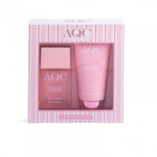 AQC FRAGRANCES dovanų rinkinys Sublime Harmony, 2 poz.: 90 ml kūno losjonas, 30 ml kvepalai