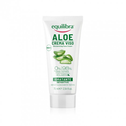 EQUILIBRA Aloe drėkinamasis veido kremas, 75 ml