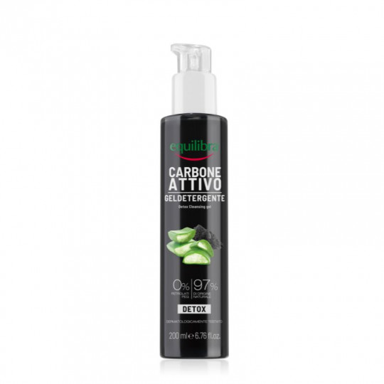 Active Charcoal Detox Cleansing Gel, 200ml