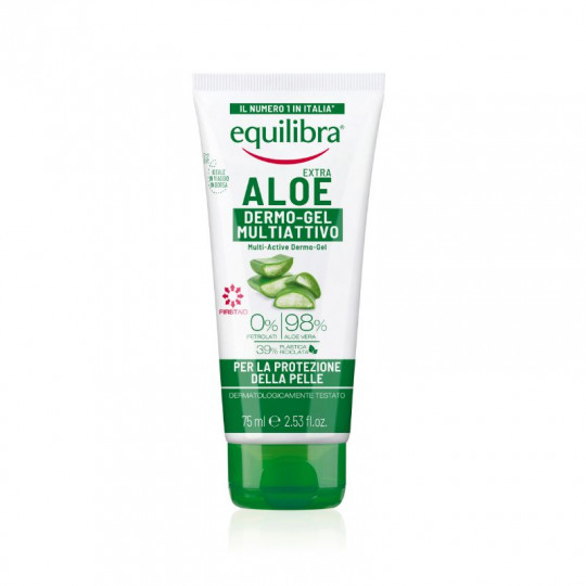 EQUILIBRA Aloe Extra kūno dermo-gelis daugiafunkcinis, 75 ml