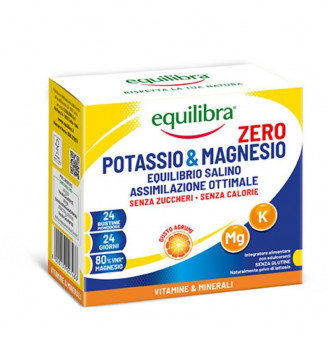 EQUILIBRA maisto papildas Kalis & Magnis Zero, 24x5 g