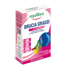 EQUILIBRA maisto papildas Svorio kontrolei Brucia Grassi, 40 tablečių