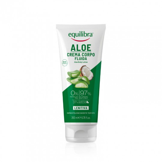 EQUILIBRA Aloe kūno losjonas raminamasis, 200 ml