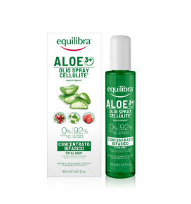 EQUILIBRA Aloe 3+ kūno anticeliulitinis aliejus dvifazis, 150 ml