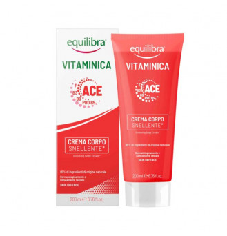 EQUILIBRA Vitaminica kūno kremas liekninamasis, 200 ml