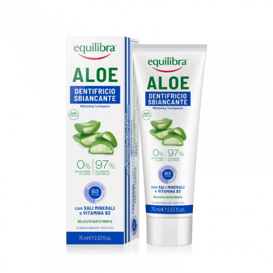 EQUILIBRA Aloe Whitening Toothpaste, 75ml
