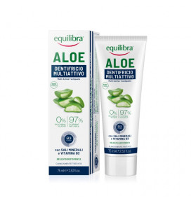 EQUILIBRA Aloe daugiafunkcinė dantų pasta, 75 ml