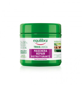EQUILIBRA Trichologinė kaukė restruktūrizuojanti plaukų atstatymui, 250 ml