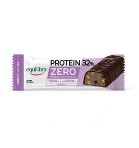 EQUILIBRA baltyminis batonėlis "Protein 32% Zero" kavos skonio, 45 g