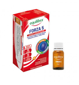 EQUILIBRA maisto papildas Power 5, 10 x 15 ml vienkartinių geriamųjų buteliukų