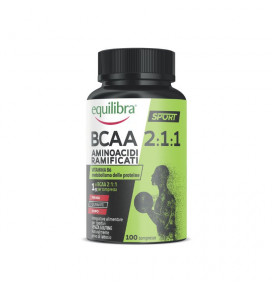 EQUILIBRA maisto papildas Šakotosios grandinės aminorūgštys (BCAA), 100 tablečių
