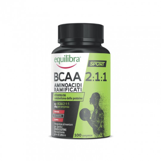 Equilibra food supplement Branched-Chain Amino Acids, 100 tablets