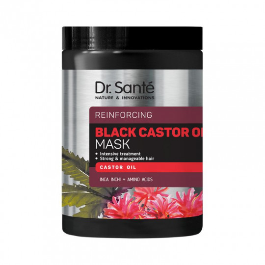 DR SANTE kaukė plaukams suteikianti gyvybingumo Black Castor Oil, 1000 ml
