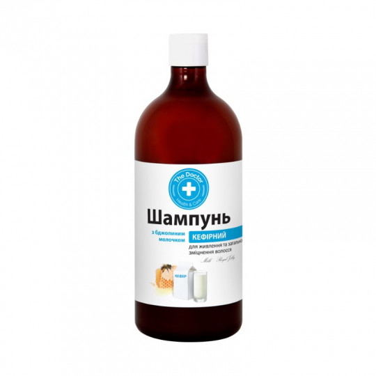 THE DOCTOR plaukų šampūnas Kefyro su bičių pieneliu, 1000 ml
