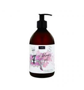 LaQ dušo želė moterims su drėkinančiu ingredientų kompleksu, vitaminu B3 ir bijūnų kestraktu Peony, 500 ml