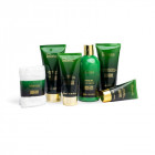 IDC INSTITUTE vonios rinkinys Men's Luxury Shave Care, 5 poz.: 300 ml dušo gelis, 150 ml skutimosi kremas, 150 ml po skutimosi l