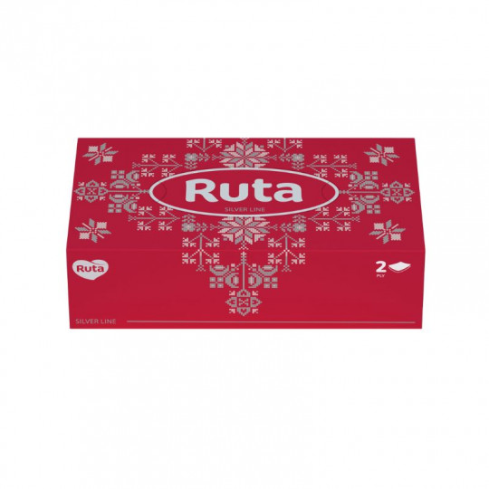 Ruta kosmetinės servetėlės baltos, Women Brick 150l 2sl