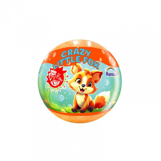 Rainbow Bubble Bath Crazy Little Fox, 100 g (with surprise)