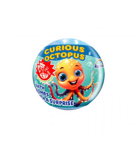 RAINBOW vonios burbulas Curious Octopus, 100 g (su siurprizu)