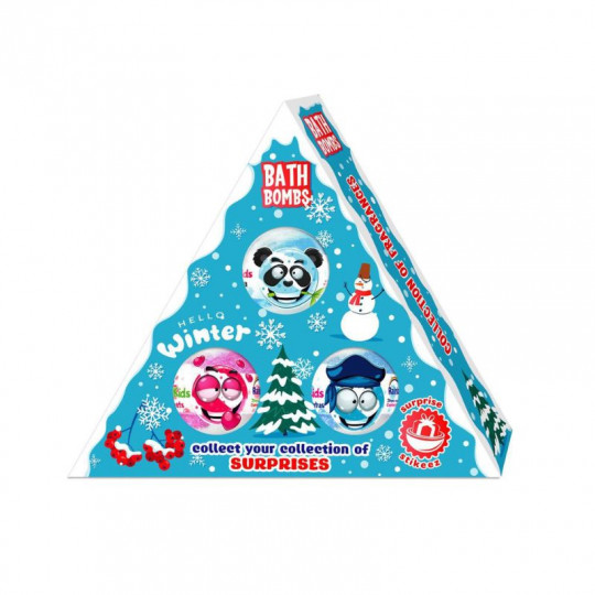 Winter Bath bubble set Set "Winter Assortment", 3×100 g