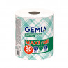 GEMIA popieriniai rankšluoščiai Maxi Roll 2 sluoksnių balti, 1 rulonas, 400 lapų