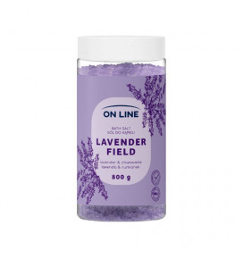 ON LINE vonios druska Lavender Field, 800 g