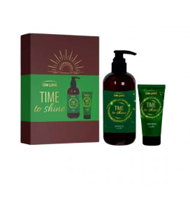 TIME TO SHINE set - shower gel, 400 ml and hand cream, 75 ml Spicy Orange
