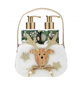 VIVIAN GRAY rinkinys Natural Christmas skystas kreminis muilas ir rankų losjonas, 2x250 ml