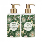 VIVIAN GRAY rinkinys Natural Christmas skystas kreminis muilas ir rankų losjonas, 2x250 ml