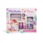MARTINELIA FAIRY THINGS SPARKLING BEAUTY SET, 4 pcs: 20 press on nails, 2 