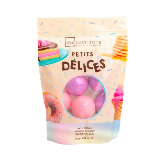 IDC Institute bath bombs Petits Délices, 5 × 35 g