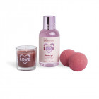 IDC INSTITUTE In Love Beauty 4 Pcs: 100ml shower gel, 2 x 30g bath bombs, C