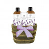AURORA LAVENDER FIELDS Basket Gift set, 3 pcs