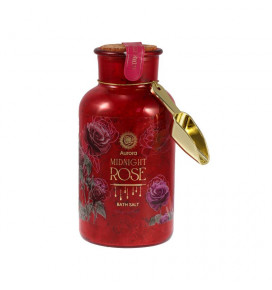 AURORA MIDNIGHT ROSE Vonios druska, 600 g