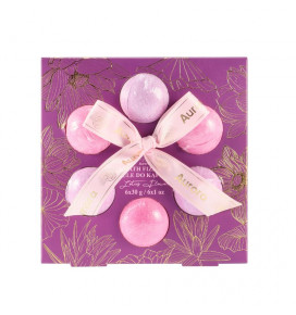 AURORA SPA vonios burbulai Lotus Flower, 6x30 g