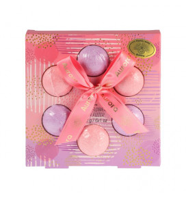 AURORA SPA Bath bombs gift set 6*30g Lotus Flower