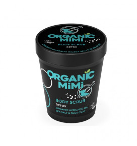 Organic Mimi, Body Scrub Detox Sea Salt & Blue Clay, 280 g