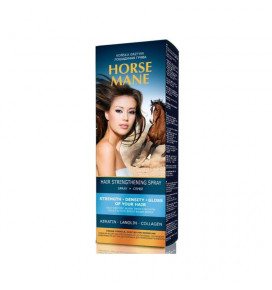 HORSE MANE purškiklis plaukams stiprinamasis su keratinu, lanolinu ir kolagenu, 200 ml