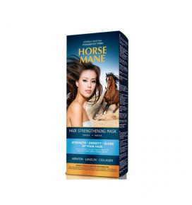 HORSE MANE kaukė plaukams stiprinamoji su keratinu, lanolinu ir kolagenu, 200 ml