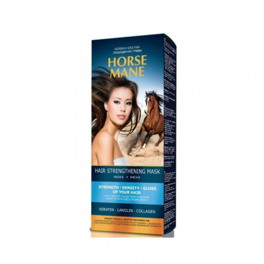 Horse Mane hair mask with keratin, lanolin and collagen, 200 ml