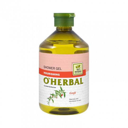 OHerbal Nourishing shower gel with goji extract, 500 ml