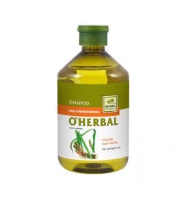 OHERBAL šampūnas stiprinamasis su ajerų šaknų ekstraktu, 500 ml