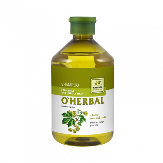 OHerbal Shampoo for curly and unruly hair with hop extract 500 ml